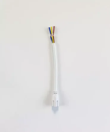Kabel łączący połówka 15cm do lamp T5 T8 - przekrój żyły 0,5mm²