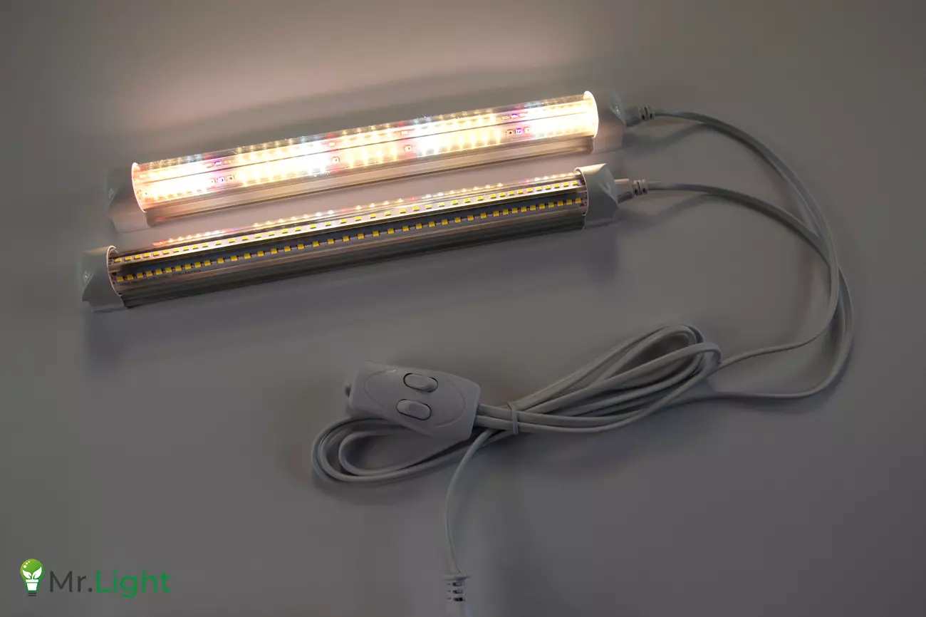 Kabel zasilający 250cm z podwójnym przełącznikiem ON/OFF do lamp led grow T5 T8