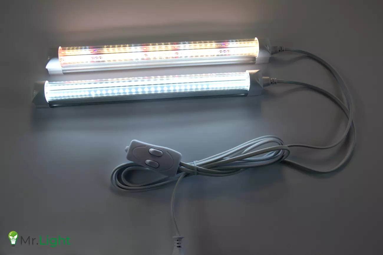 Kabel zasilający 250cm z podwójnym przełącznikiem ON/OFF do lamp led grow T5 T8