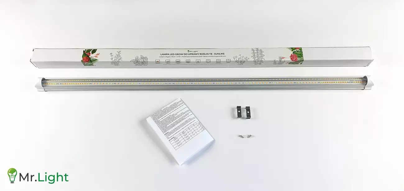 Lampa do roślin grow led full spectrum 90cm